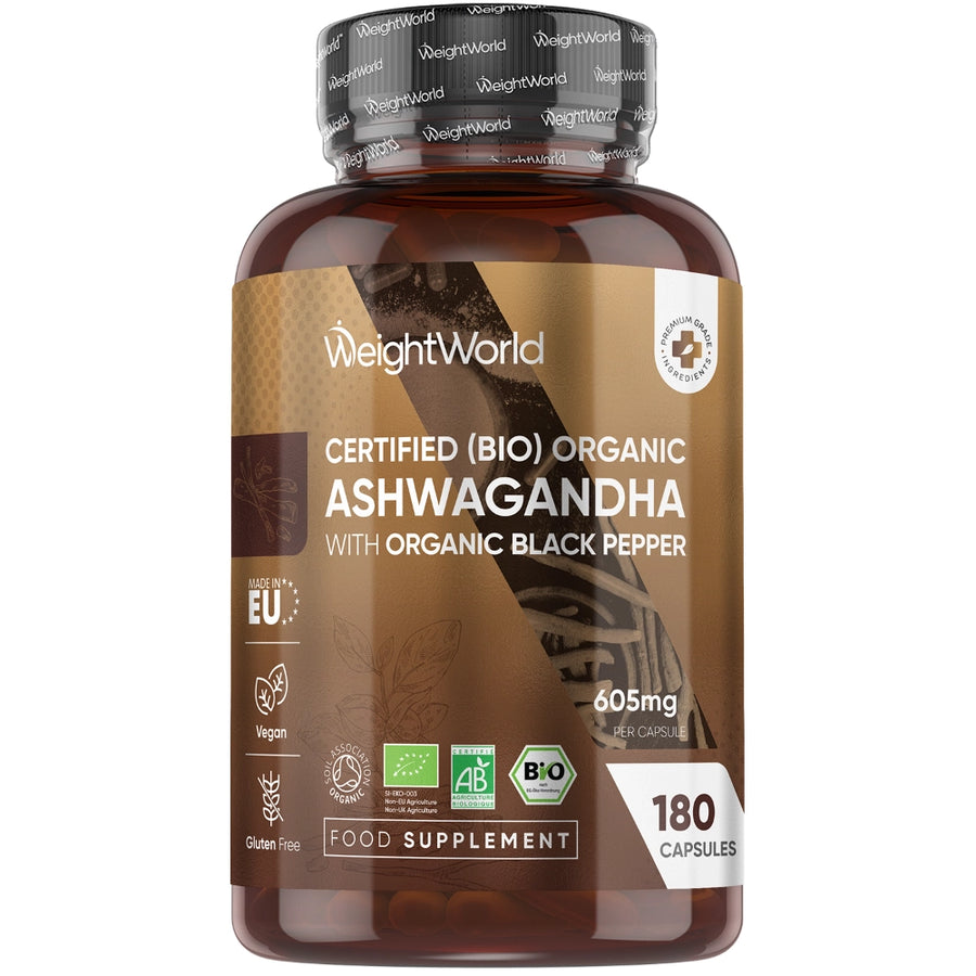 BIO Ashwagandha z Ekologicznym Pieprzem Czarnym