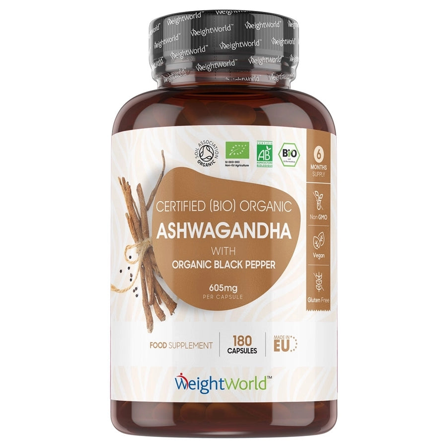 BIO Ashwagandha z Ekologicznym Pieprzem Czarnym