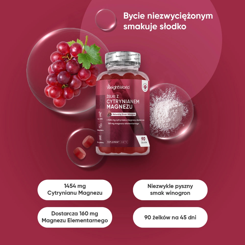 Gumisie z Cytrynianem Magnezu 125 mg