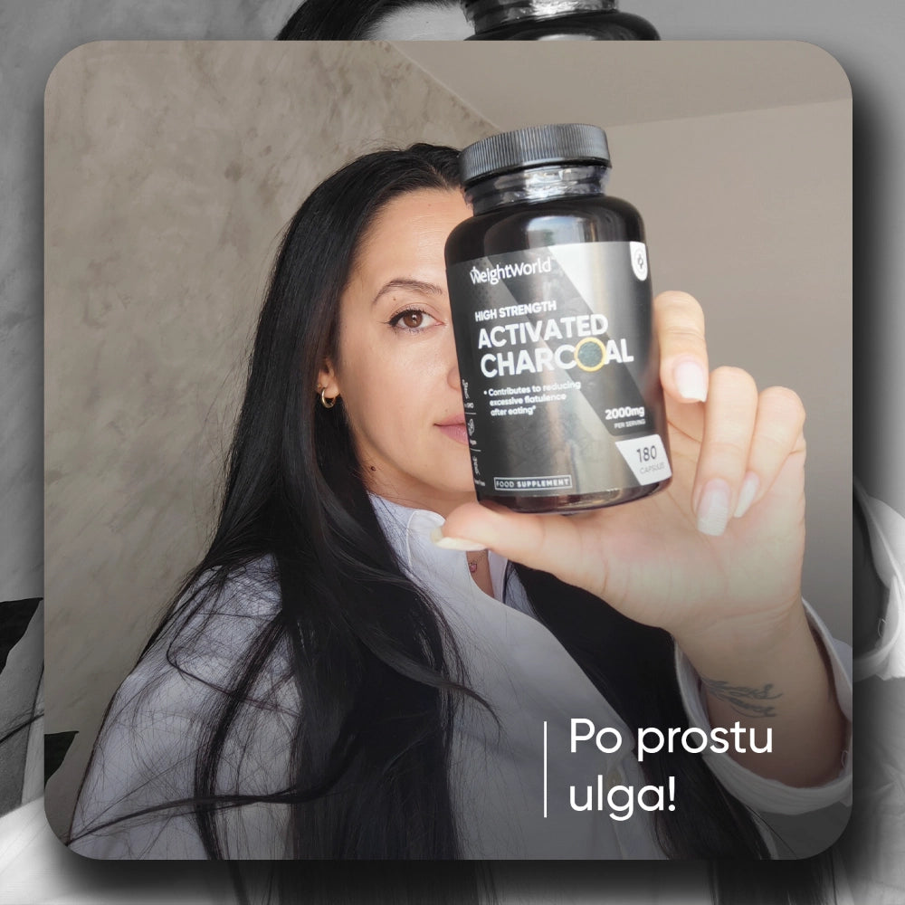 Suplement węgiel aktywny 2000 mg dawka dzienna