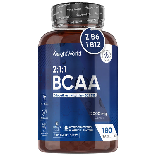 BCAA z witaminą B6 i B12