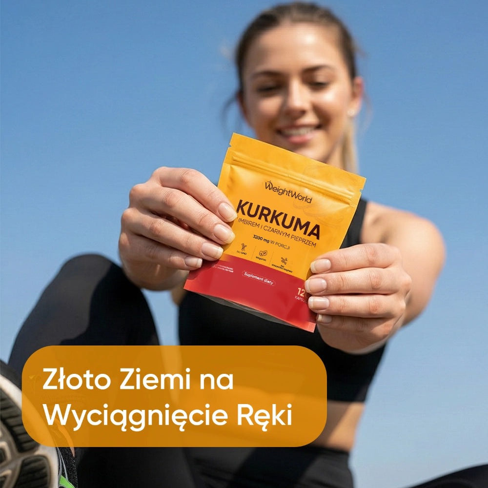 120 kapsułek kurkumy i ich korzyści
