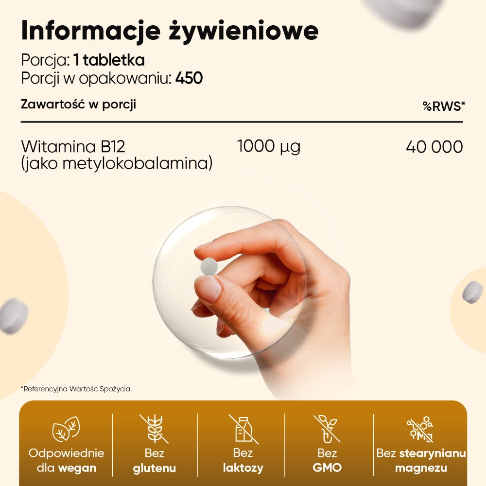 Poznaj informacje o B12 wegańskiej