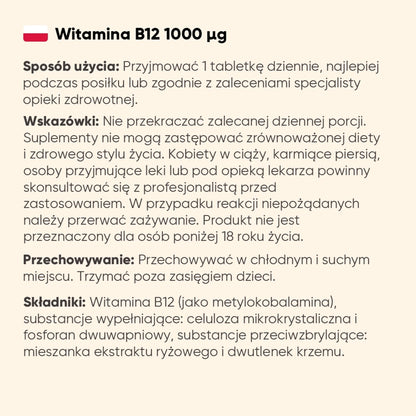 Jak stosować B12 od WeightWorld