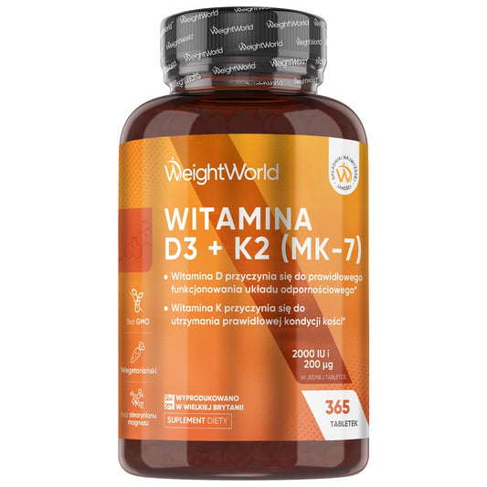 Witamina D3 + K2 wegetariańska
